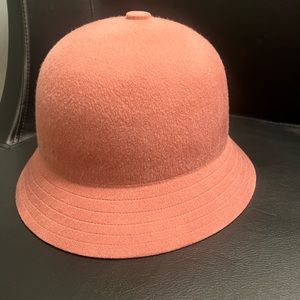 Brixton Mauve Wool Hat cloche Style